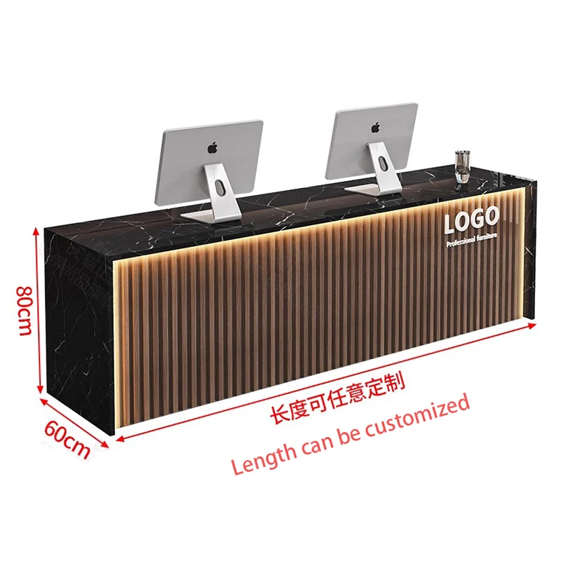 Decor Modern Reception Desks Beauty Salon Luxury Checkout Reception Desks Podium Office Recepción Negocio Commercial Furniture