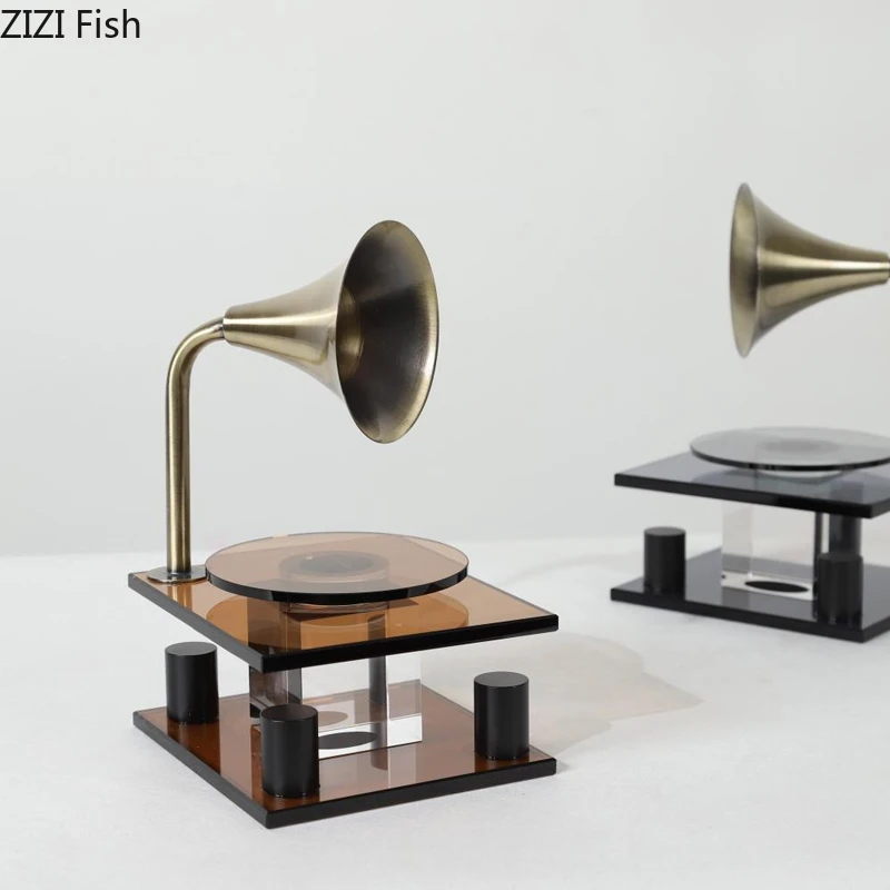 

Simulated Jukebox Crystal Ornaments Modern Crafts Desk Decoration Creative Artwork Music Equipment Model Room Aesthetics Decor