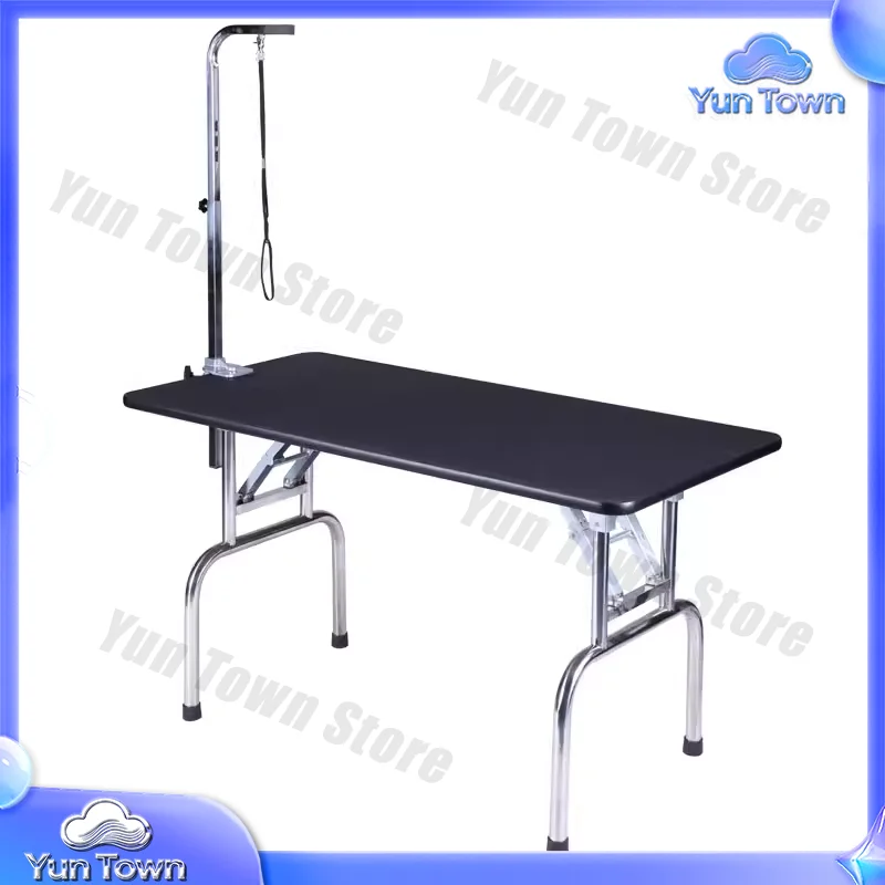 Stainless steel pet grooming table, dog foldable table, pet supplies, pet portable grooming table, dog grooming