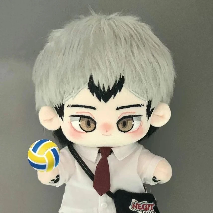 

Anime Haikyuu!! Kozume Kenma Cosplay Adorable Throw Pillow 20cm Cotton Doll Puppet Plaything Naked Baby Costume Change Figures