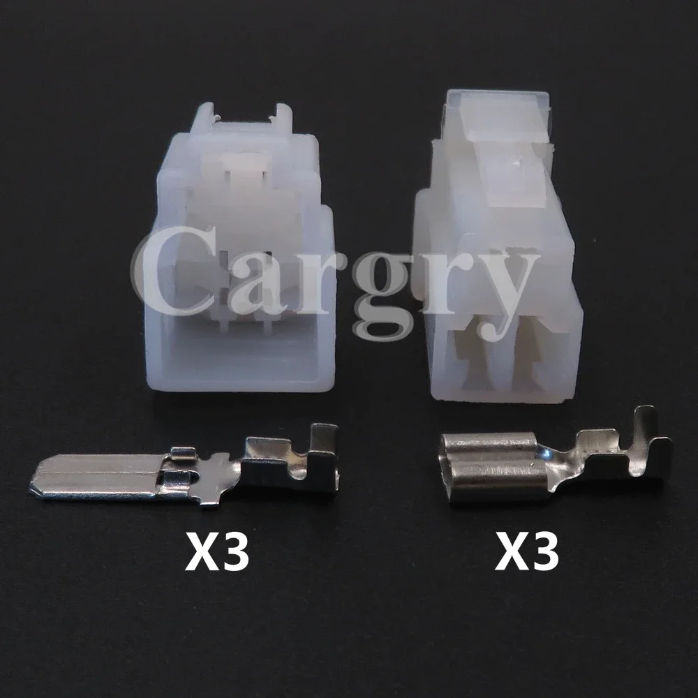 1 Set 3P 6070-3471 6070-3481 Car High Current Unsealed Connector AC Assembly Automobile Male Female Docking Socket - Detail 1