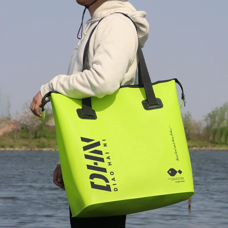 Multifunctional Fishing Bag EVA Fish Protection Bags Living Fish Handbags Portable Foldable Waterproof Tank Fishing xa182wd