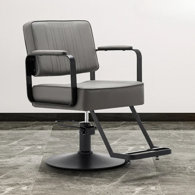 

Swivel Simple Barber Chair Aesthetic Reclining Massage Hairdressing Chair Rotating Shampoo Coiffeur Stuhl Salon Furniture