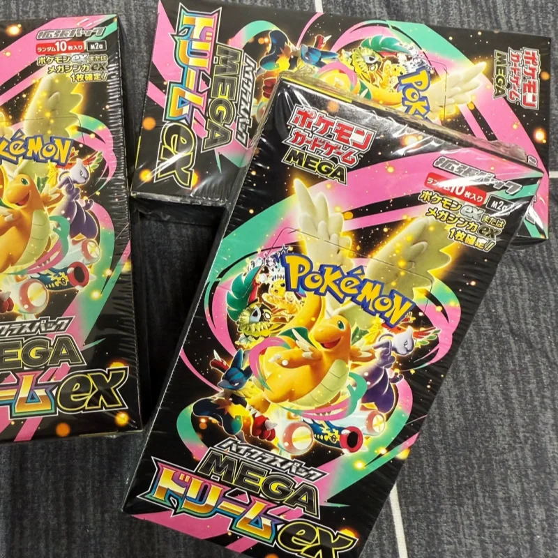 

New Popular PKM PTCG Mega MEGA Dream ex Phantasmal Flames Mega Lucario Booster Japanese version Collection Collectors' Gift