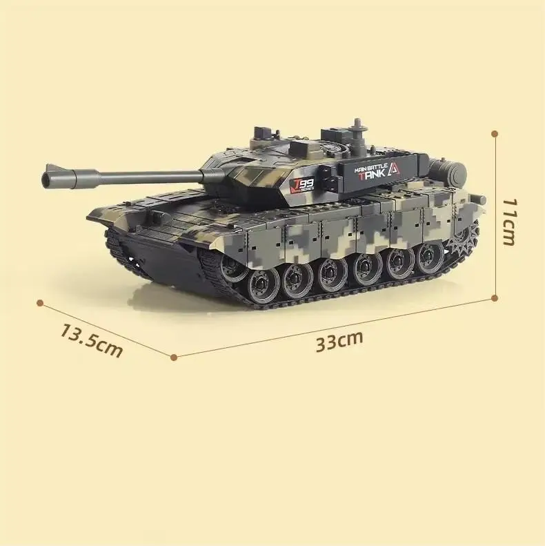 5Ch/11CH Tracked Remote Control Tank RC Car Toy with Sound Light Radio-Control Clawer Vehicle Children Electric Toys Boys Gifts