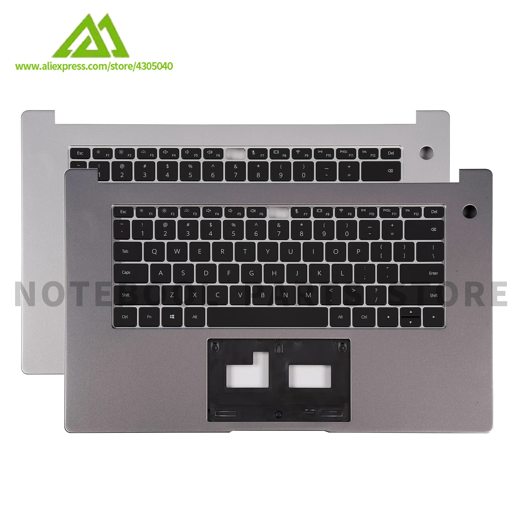 

New Palmrest With US Keyboard For Matebook D15 Boh/Bob Series Boh-WAQ9L BohL-WFP9 Boh-WAQ9R BoB-WAE9P No Backlit