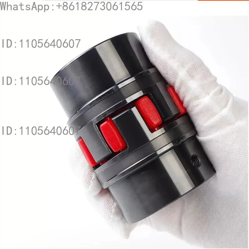 Flexible coupling, cast iron aluminum star coupling, easy to install, suitable for industrial equipment
