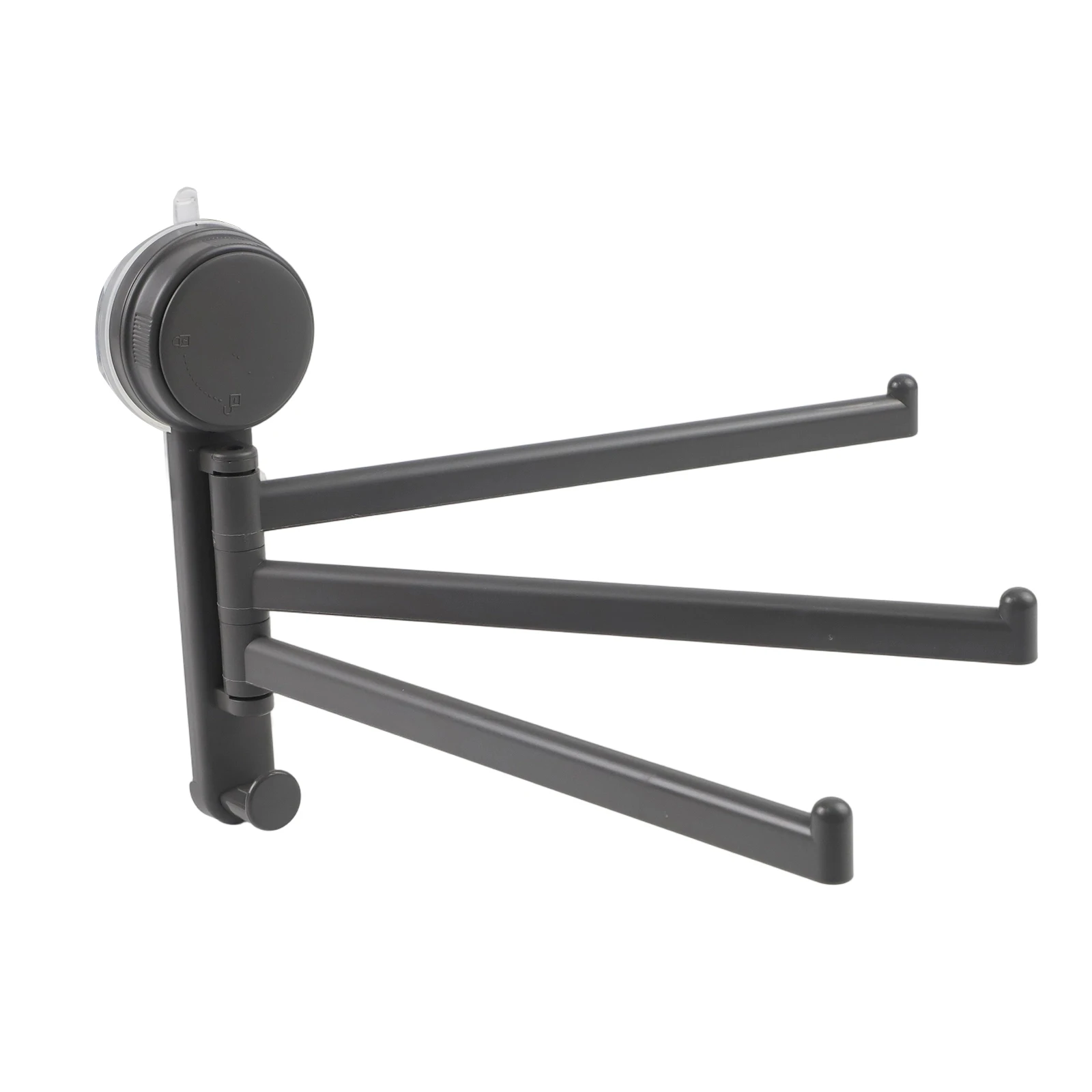 Wall Mounted Rack Towel Rack Removable Suction Cups Stylish Minimalist Design 180 Degree Rotation Multi Purpose Rack