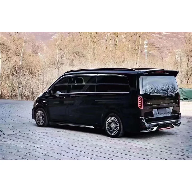 Runde PP المواد طقم الجسم ل V-class Vito W447 V250 سوبر ستار هود مصبغة المصد الأمامي المصد الخلفي التنانير الجانبية