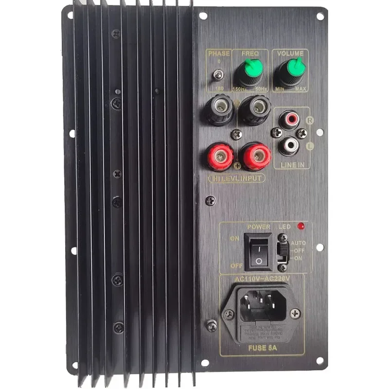 

Мощная плата усилителя для сабвуфера 5.1 и 7.1 для домашнего кинотеатра, универсальная плата для сабвуфера с напряжением 110-220В