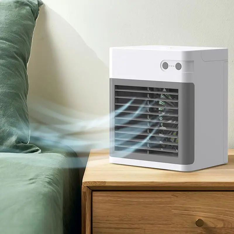 

Portable Air Conditioners Fan USB Rechargeable Evaporative Compact Fan 3 Speeds Air Portable Cooling Fan For Bedroom Home