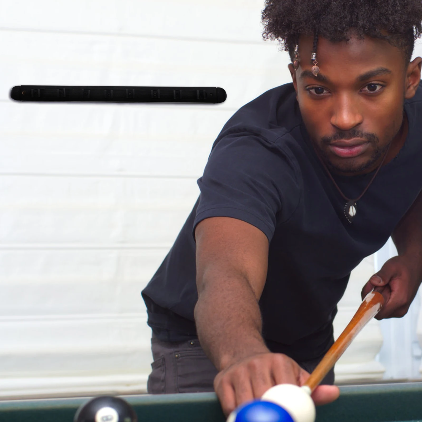 

Multi-Hole Billiards Pole Rack Pool Table Accessories Durable Storage Display Wood Cue Stand Pool Stick Holder