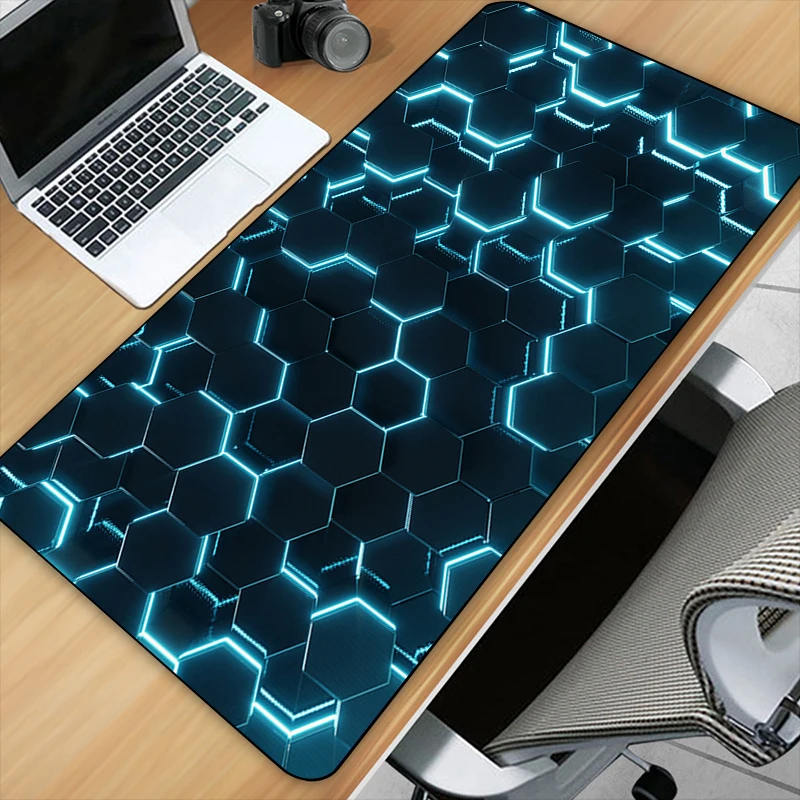 Geometric Solid Abstract Art HD Pattern Mouse Pad accessorio per giocatori Hot Large Desk Pads Computer Lock Edge Keyboard tappetino antiscivolo