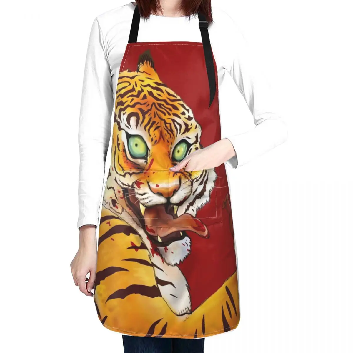 TIGER SAUCE Apron Kitchen Things Men'ss Home Supplies Apron