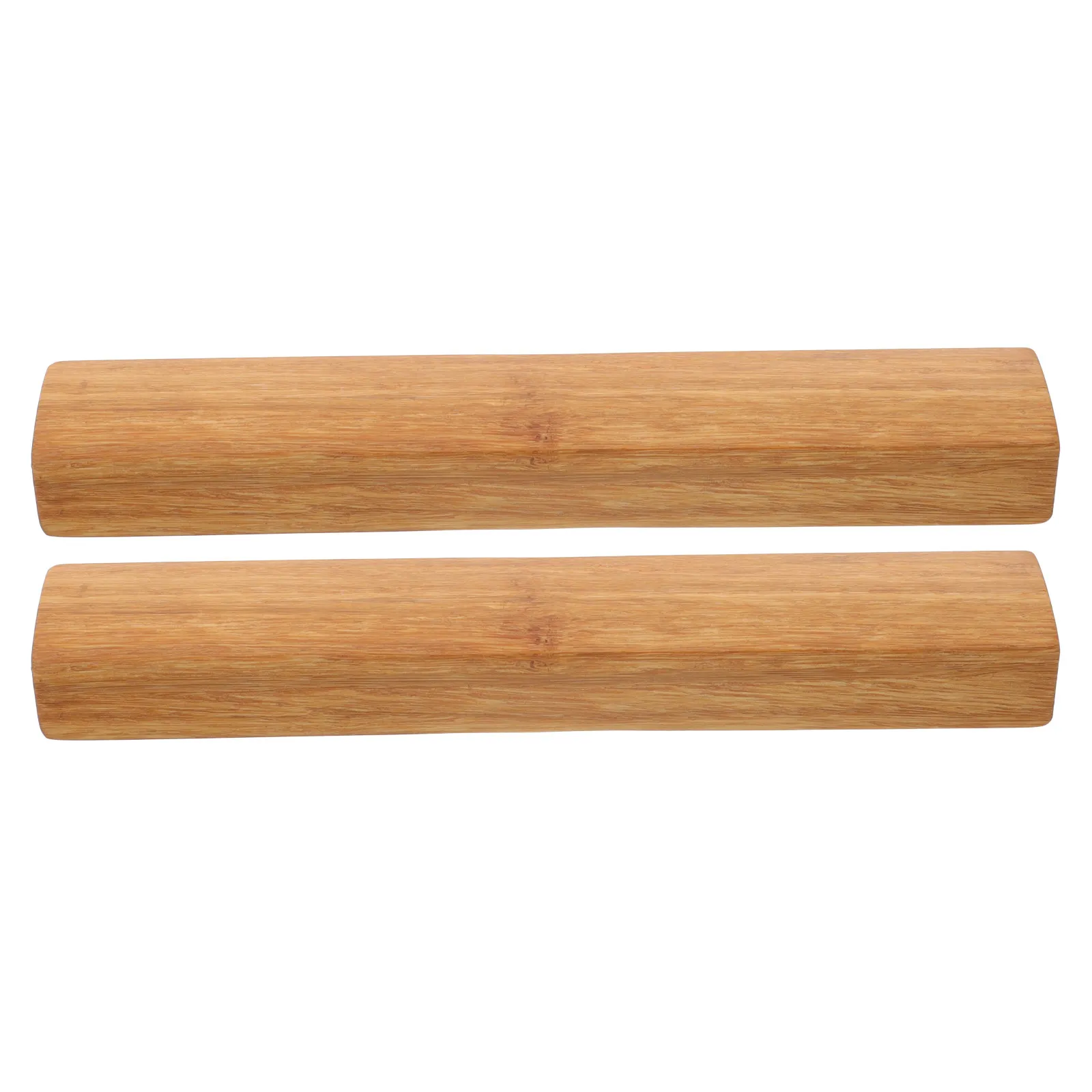 

Набор из 2 бамбуковых пресс-папье для каллиграфии, прямоугольные тяжелые подставки для бумаги, декор для офисного стола