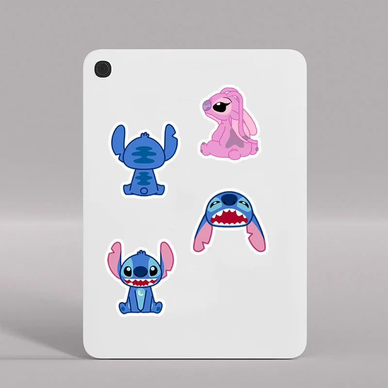 50PCS Cute Cartoon Lilo & Stitch Stickers DIY Diary Laptop Luggage Skateboard Graffiti Decals Fun Classic Toy image 3