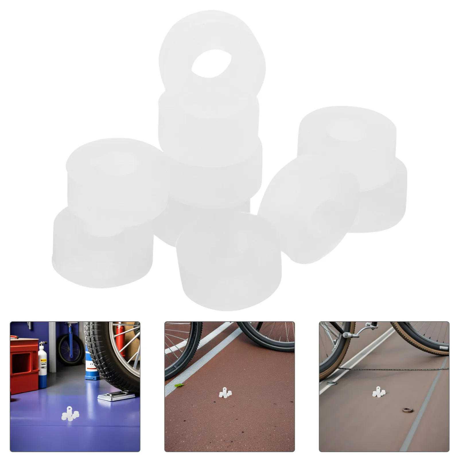 20Pcs Air Chuck Silicone Sealing Gasket for Tire Valves Leak-Proof Inflator Nozzle Seal 4.2mm Id Wide Compatibility Quick-Clamp