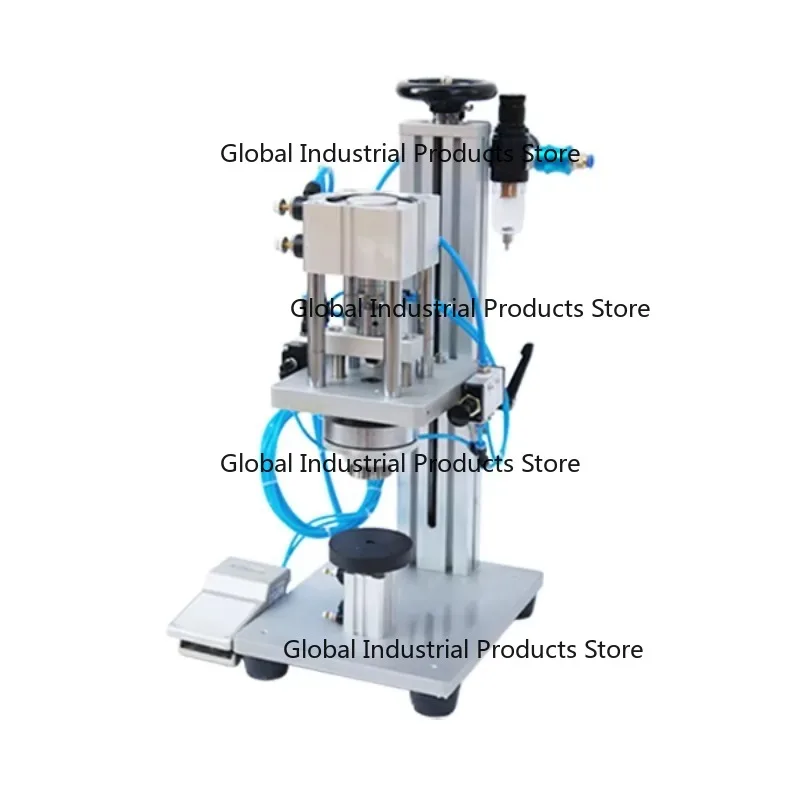 Pneumatic Electric Semi-Automatic Perfume Bottle Capping Sealing Machine Small Spray Perfume Crimper for Packaging Industry