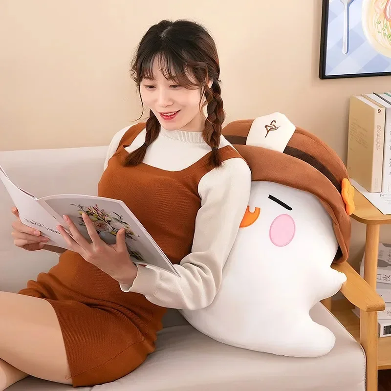 Hutao Ghost Stuffed Doll Anime Genshin Impact Plush Throw Piillow Cute Sofa Decorative Throw Pillow Sleeping Back Cushion Decor