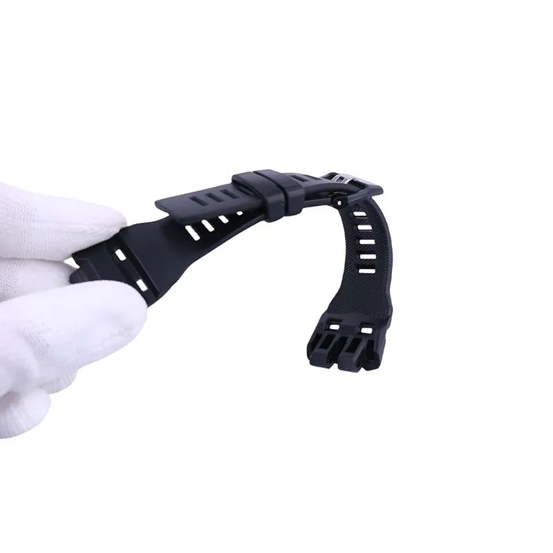 إكسسوارات حزام ساعة اليد من الراتنج للرجال متوافقة مع سوار ساعة كاسيو جي شوك GBD-100-1 GBD-100 الرياضي المطاطي