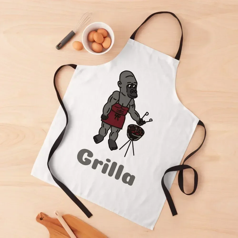 

Grilla Apron bib men christmas New year's Apron