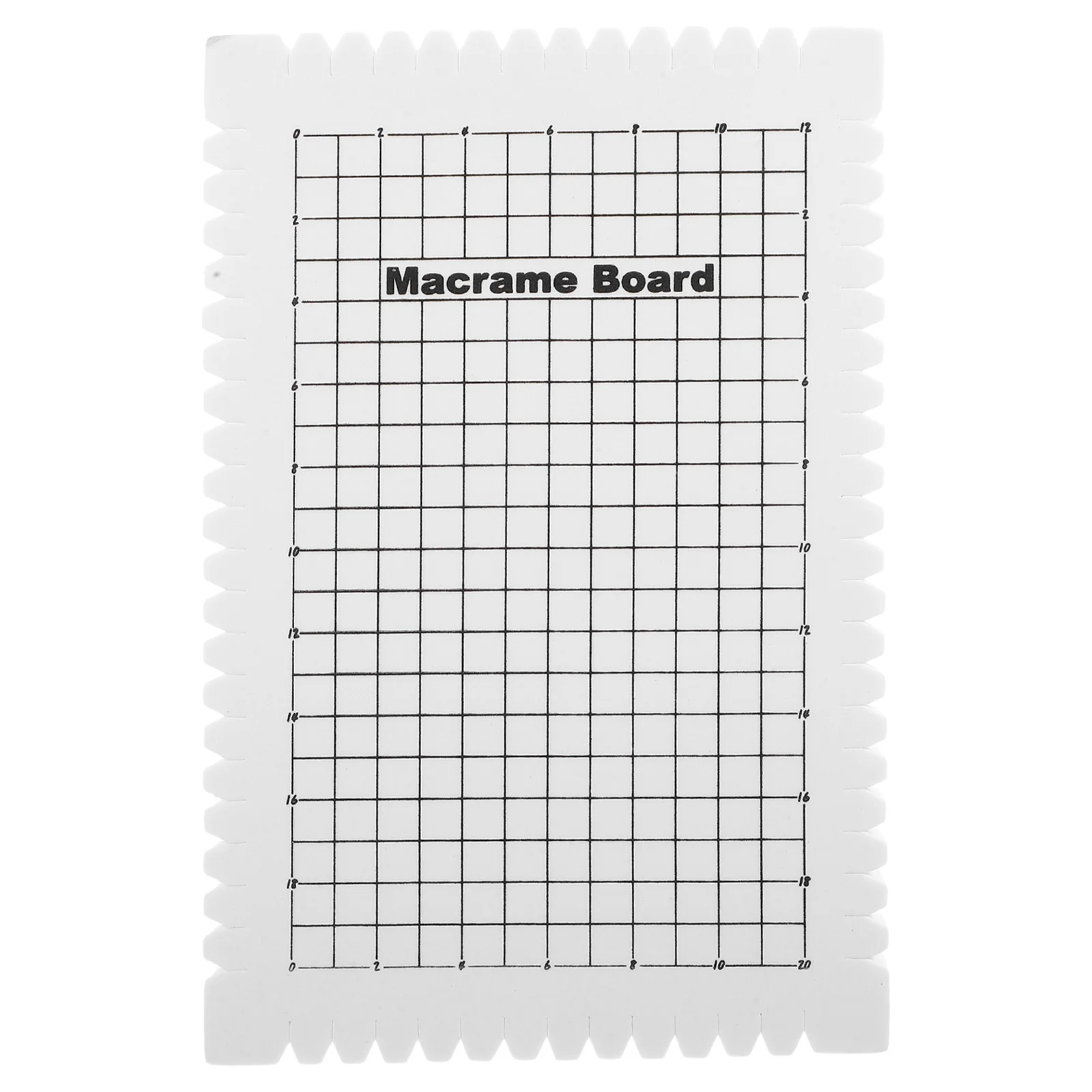

Foam Macrame Board with Clear Grid Double Sides Foam Board for Knotting Projects Crochet and Weaving Crafts Macrame Boards