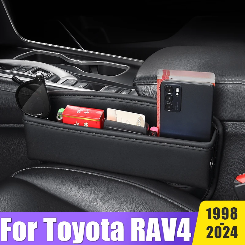 

For Toyota RAV4 XA10 XA20 XA30 XA40 XA50 RAV 4 1998-2020 2021 2022 2023 2024 Car Seat Crevice Storage Box Organizer Pocket Bag