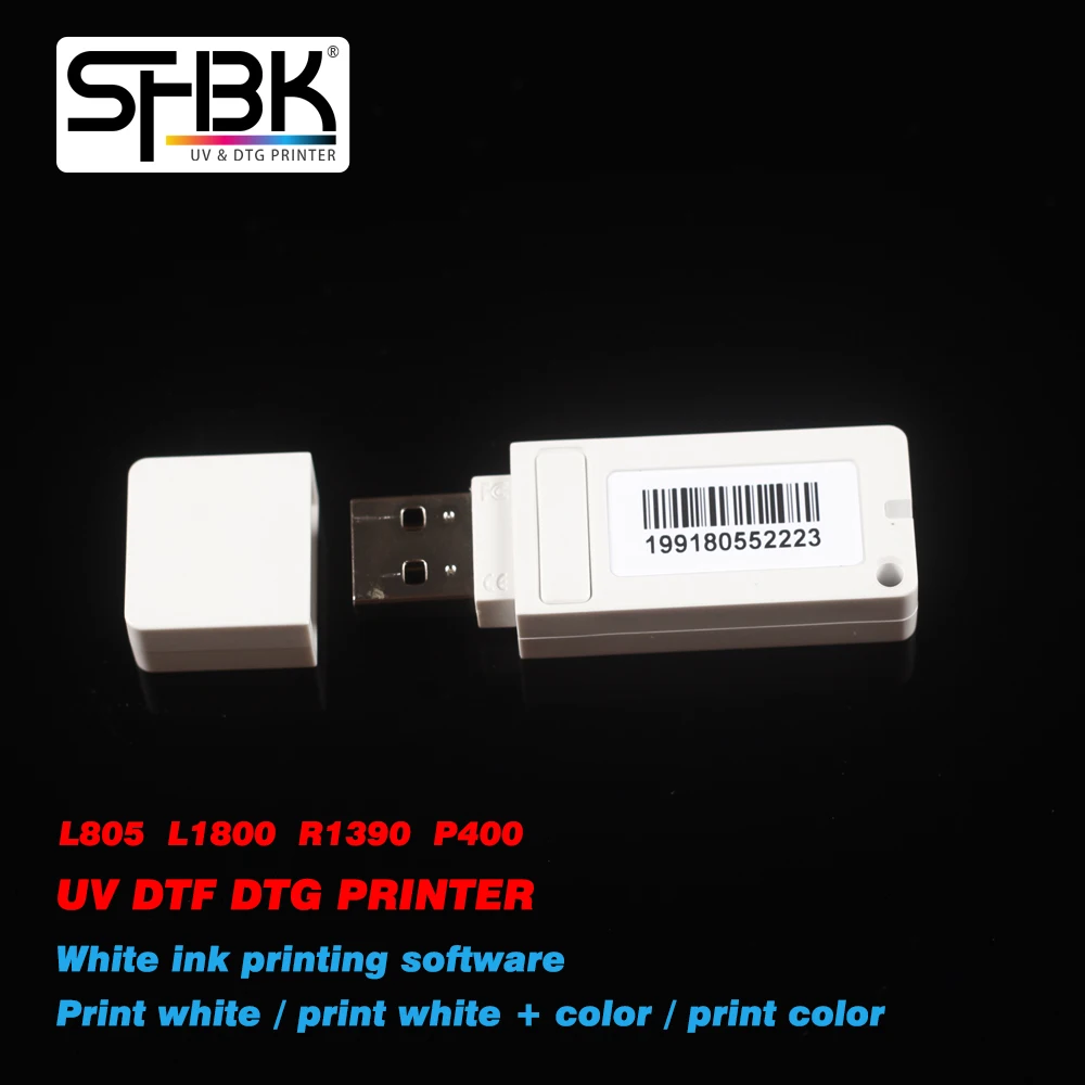 RIP White ver9.03 DTF RIP10.3 10.5 Printing Software Suitable for A2 A3 A4 DTG UV Printer for Epson L1800 L805 1390 P400 printer