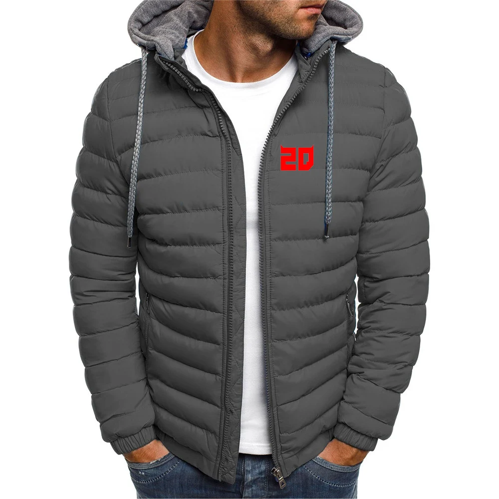 

2026 Fabio Quartararo Motorcycle Rider Autumn And Winter Man's New Seven-color Cotton-padded Zipper Hoodies Leisure Jacket