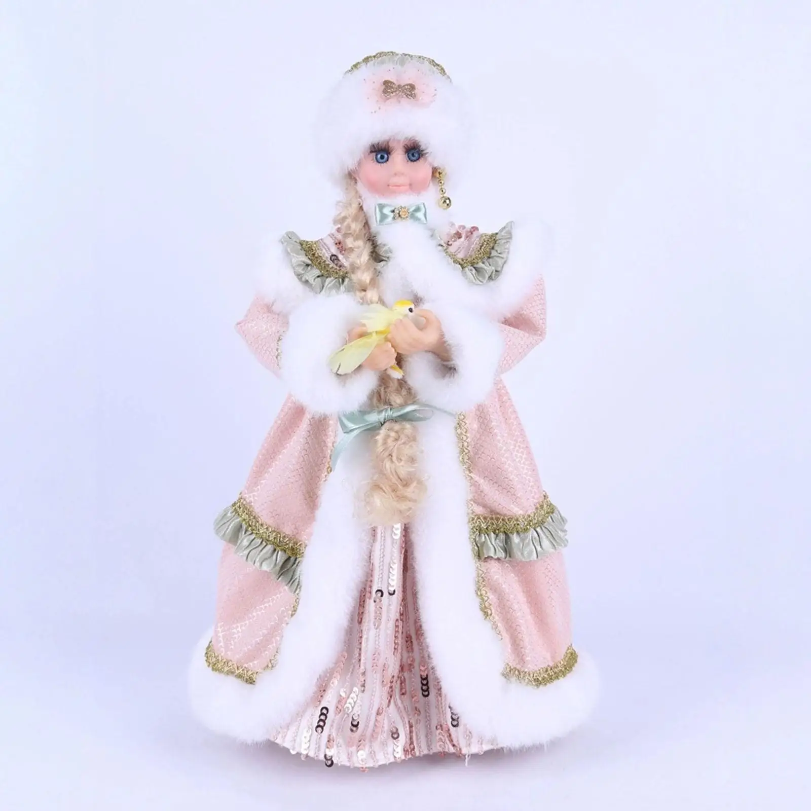 

Рождественская кукла Снег для девочек, настольное украшение для аксессуаров, проекты «сделай сам», подарки