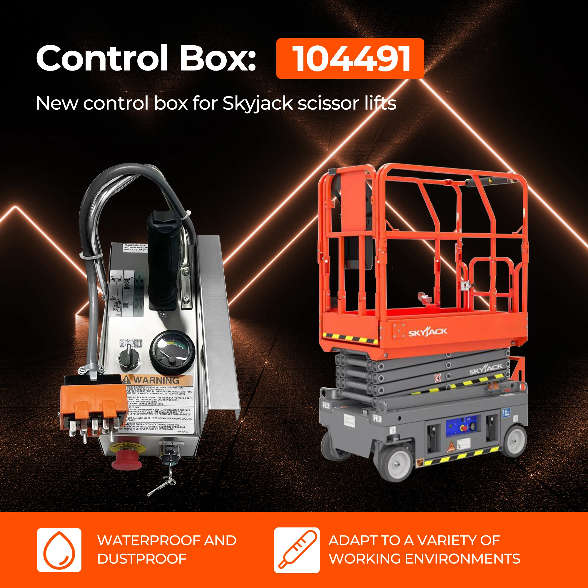 For Skyjack SJII3220 6832 SJM3015 SJM3219 SJIII6832E 104491 Platform Control Box
