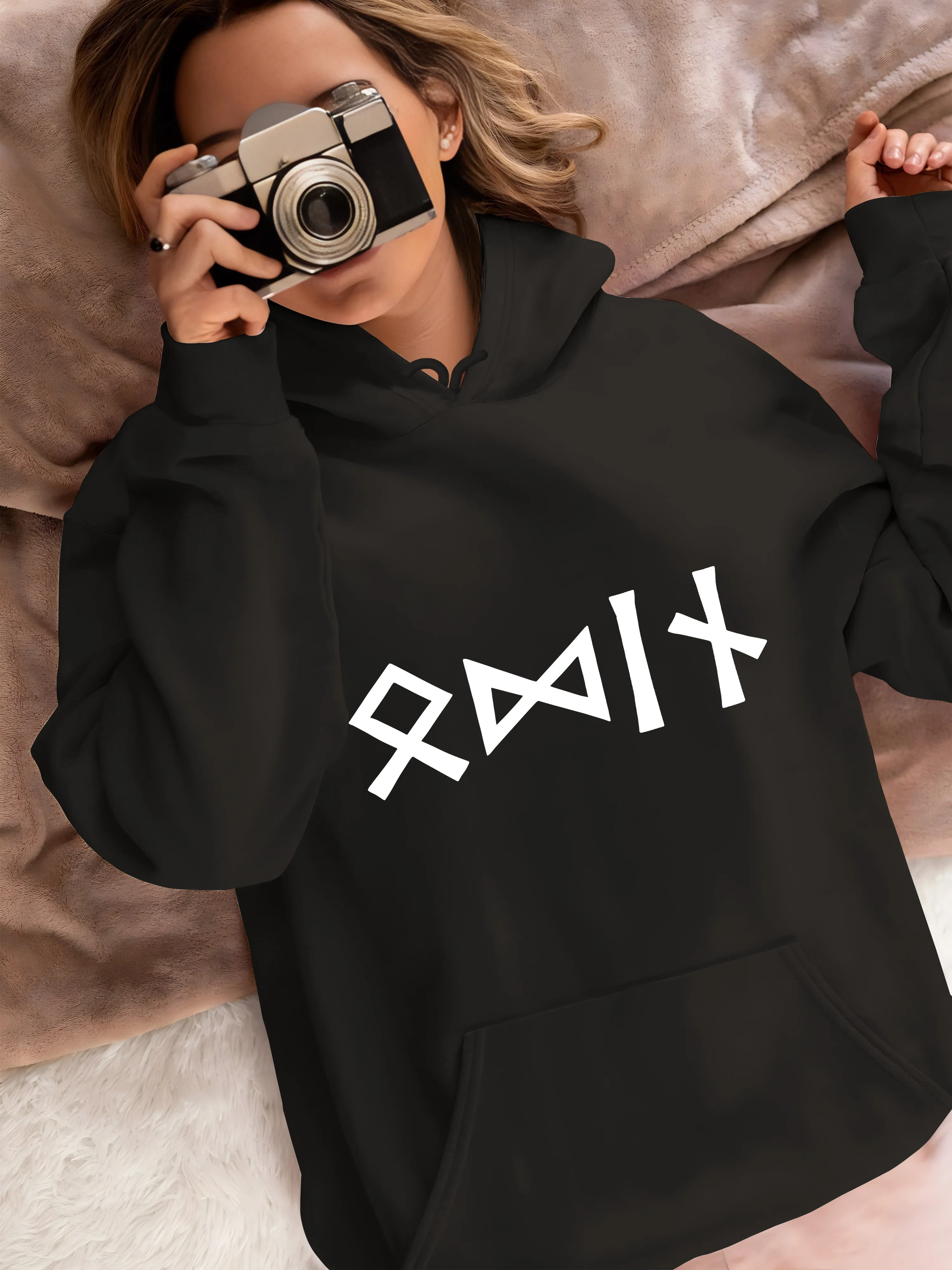 

Осенние и зимние мужские и женские толстовки из чистого хлопка с графическим принтом, повседневные уличные спортивные тренировочные брендовые тренды