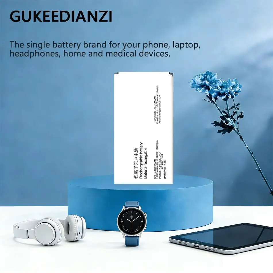 

Аккумулятор для мобильного телефона AB3160AWMT, 3160 мАч, высокой емкости, для Philips Xenium E570 E571 CTE570 CTE57