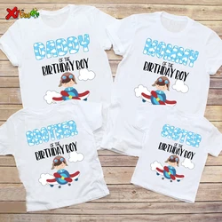 Matching Family Outfits Birthday T Shirt Flight Crew Shirt Custom Family Birthday Shirt Airplane Birthday Shirt Airplane boy 1st