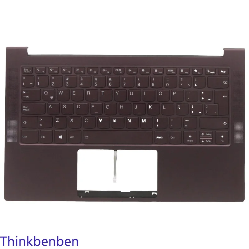 

LAS Latin Spanish Orchid Keyboard Upper Case Palmrest Shell Cover For Lenovo Ideapad Slim 7 14 14RE05 14IIL05 14ITL05 5CB1B05331