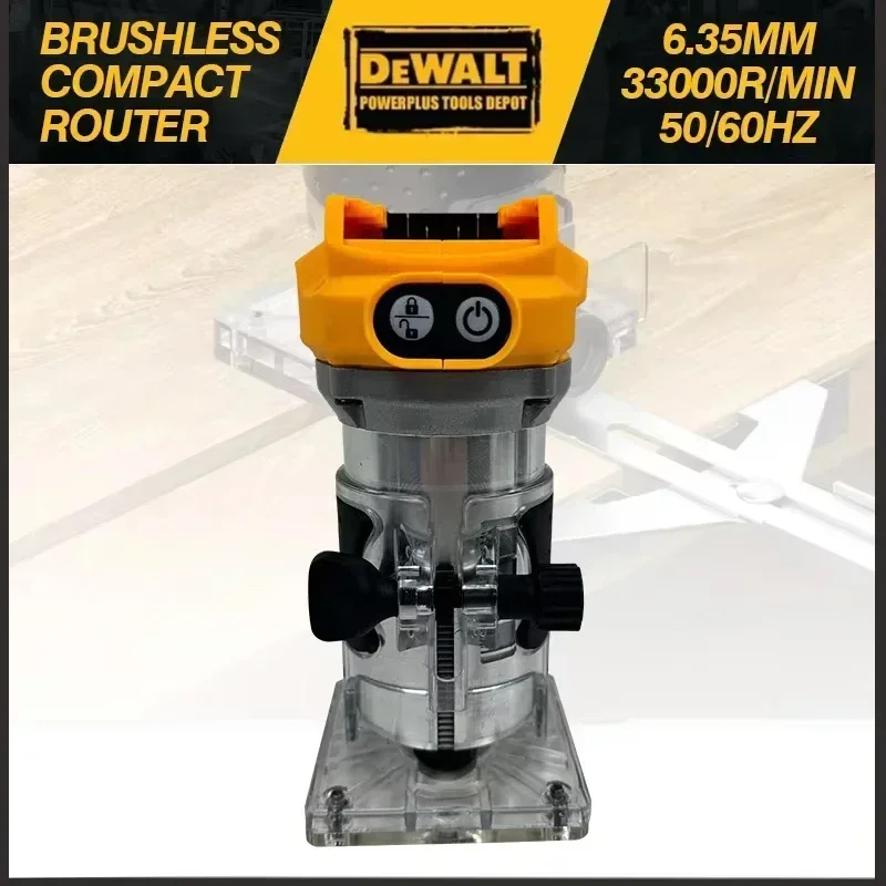 

Dewalt 33000RPM Brushless Electric Trimmer Cordless Woodworking Trimming Machine Wood Router Milling Engraving Slotting Machine