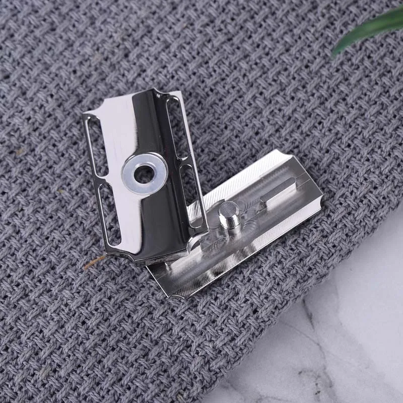 YAQI Vostok 70SB Straight Bar  316 Stainless Steel Polished Safety Razor Head with 0.7mm Blade Gap