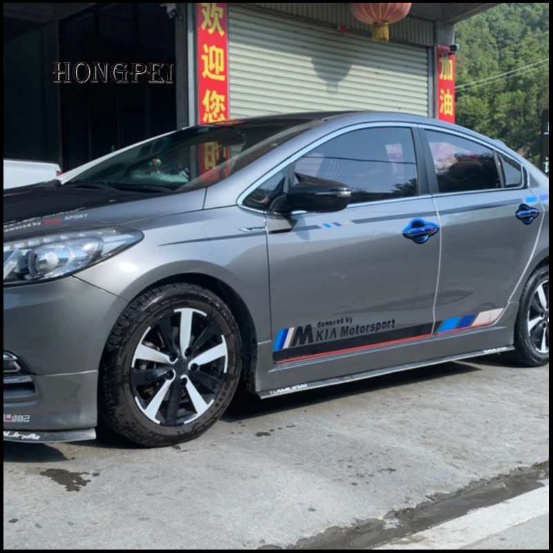 

Car Styling For Kia Cerato Forte 2014-2017 K3 Door Side Rearview Mirror Cover With Horn Auto Parts Accessories