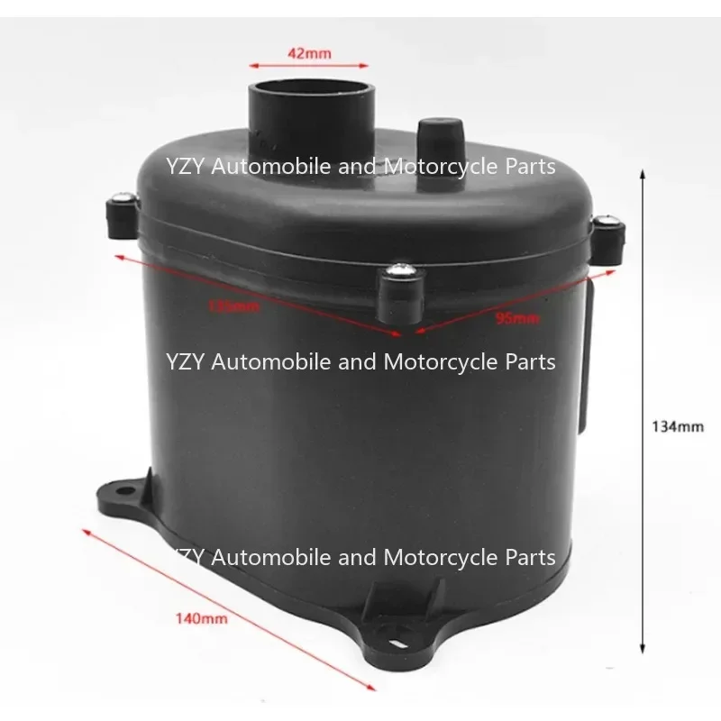 Motorcycle Tricycle Parts 125 150 200 Air Filter Air  Rubber Hose Element Assembly Air  Cleaner