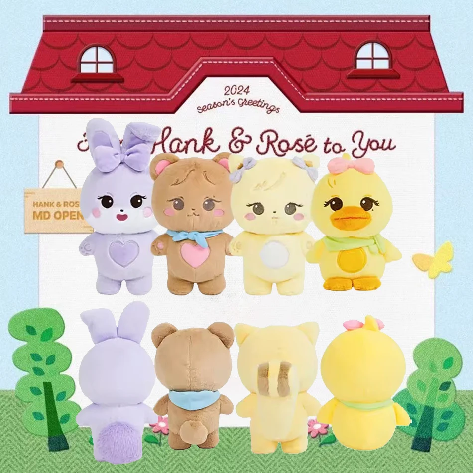 

Новая розовая плюшевая кукла BORN PINK World Tour, официальные плюшевые игрушки Дженнери, Лисы, Роуз, Джису, милые мягкие игрушки, подарки для фанатов