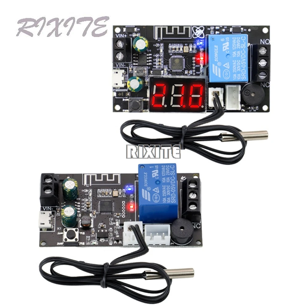 WIFI Remote Thermostat High Precision Temperature Controller Module Cooling And Heating APP Temperature Collection XY-WFT1 WFTX