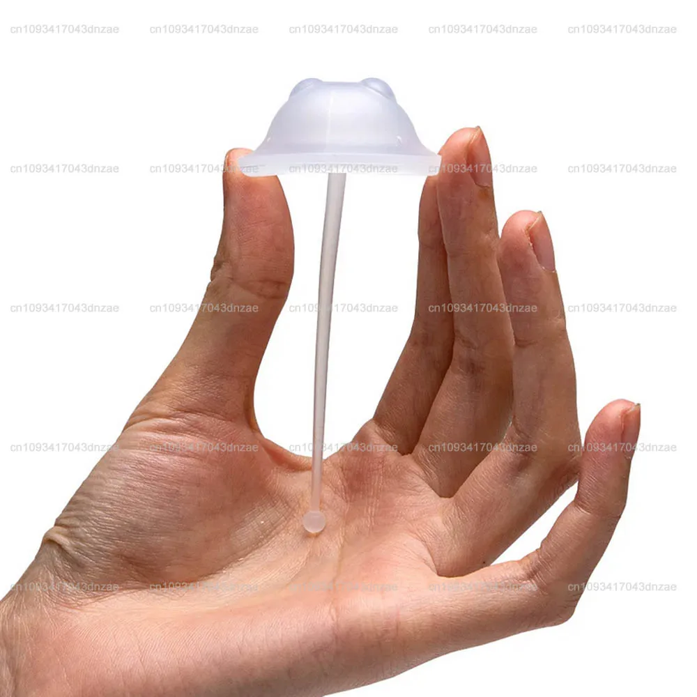 1/2/3/4/5Pcs Transparent Silicone Fertility Conception Aid Cup Reusable Natural for Fertility Support Keep Sperm Close to Cervix view 3