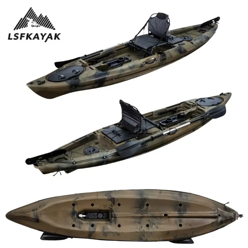 Kayak 3.66m Mirage Pro Angler 12 Model 1 Person Non-slip Mat Light Weight Eco-Friendly HDPE Fishing Surfing Drifting