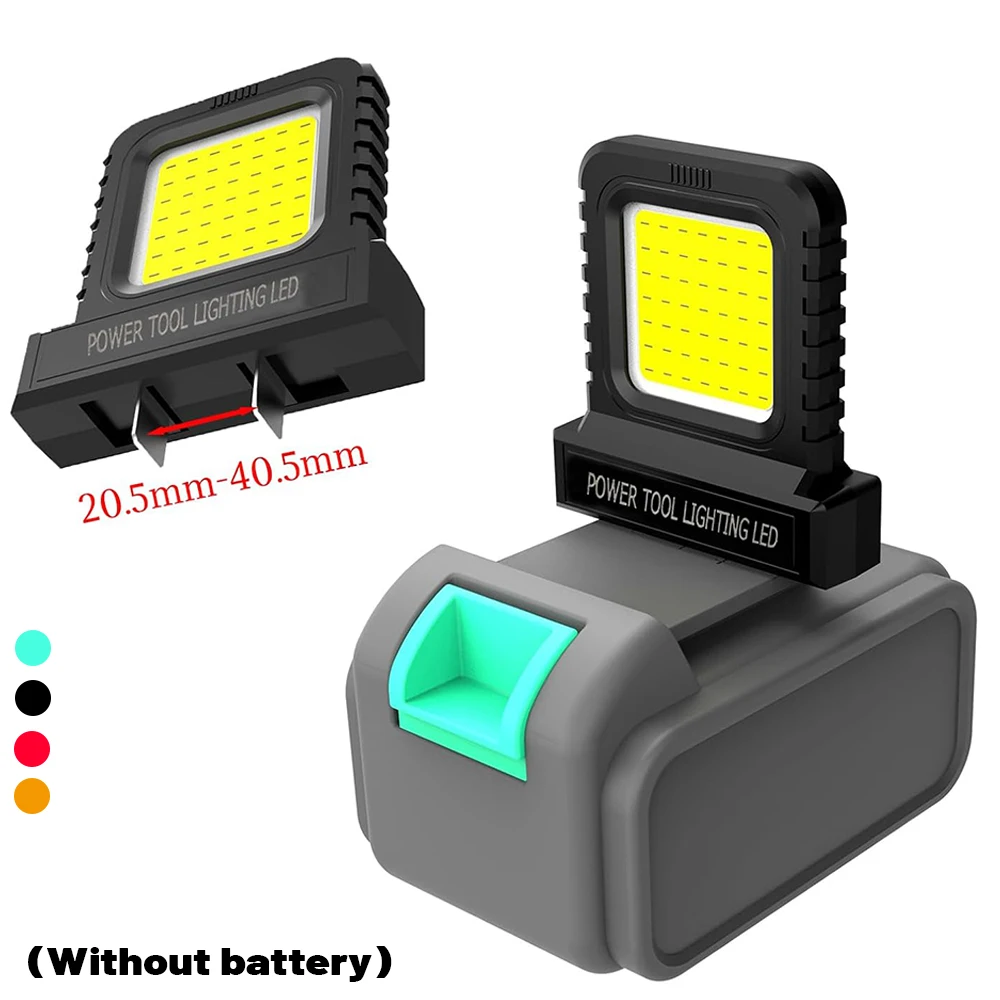 21V Electric Tool with Universal Lithium Battery LED Auto Repair Work Light Floodlight for Long Term Outdoor Construction Use