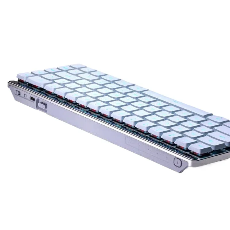 Low optical axis RX mechanical keyboard game three-mode wireless gaming keyboard 68-key keypad
