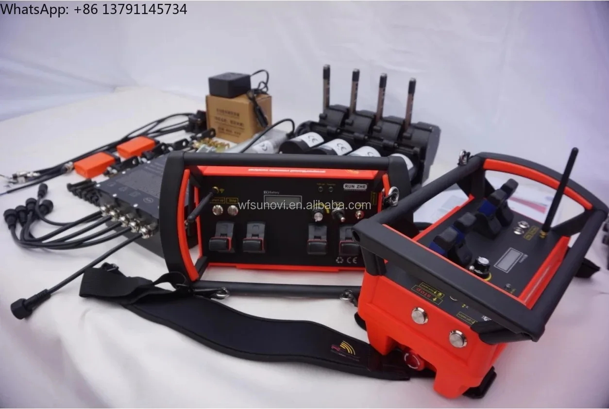 

2026-I Wireless Remote Control Kit 4 Joysticks (16kg) Black 1 Year Warranty Certified for Truck Cranes & Construction Machinery