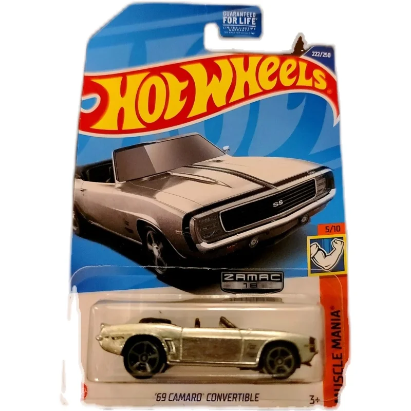 HOT WHEELS 1:64 69 Camaro Convertible Electroplating limited collection die cast alloy Trolley gift