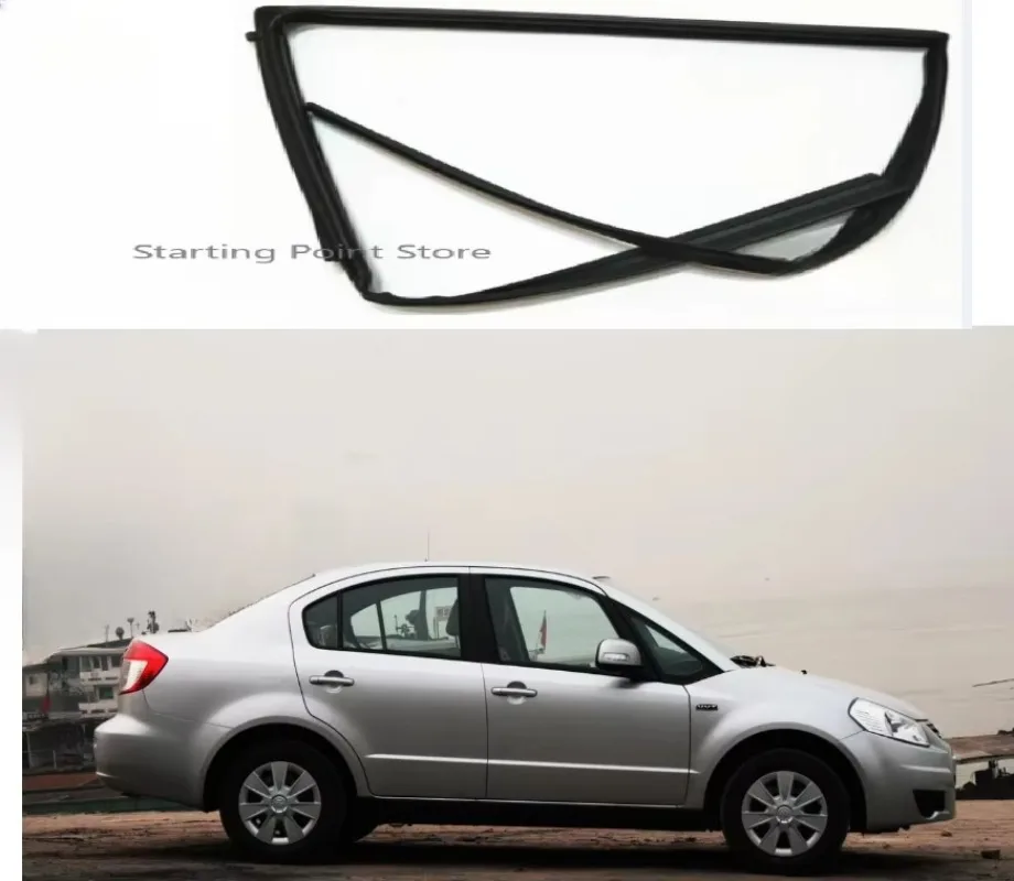 Suitable for Suzuki Tianyu sx4 car window glass rubber strip mud groove slat lift rail seal  Sedan