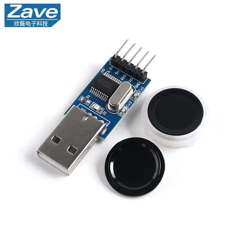 وحدة التعرف على بصمات الأصابع Hailingke HLK-ZW101: مستشعر بصمات الأصابع بالسعة لأشباه الموصلات