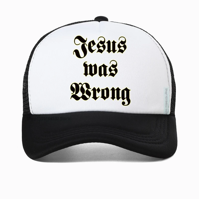 

Jesus Was Wrong Unisex baseball cap Little Miss Sunshine sunhat Men Women Harajuku Casual Mesh Breathable sports hats